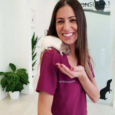 Marta veterinaria de animales exóticos